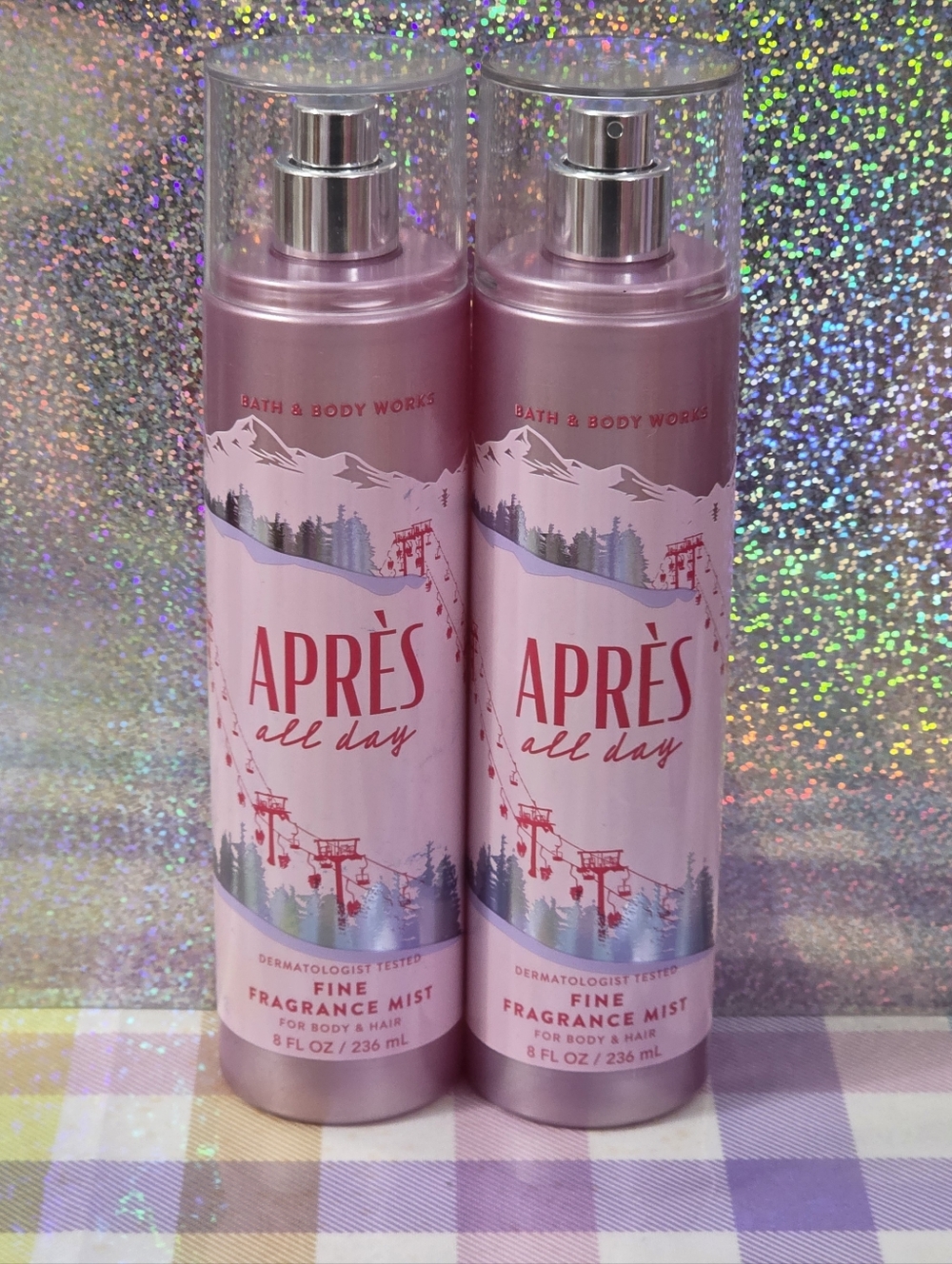 Bath & Body Works Après All Day Fine Fragrance Body Mist Set of 2 NEW Rare